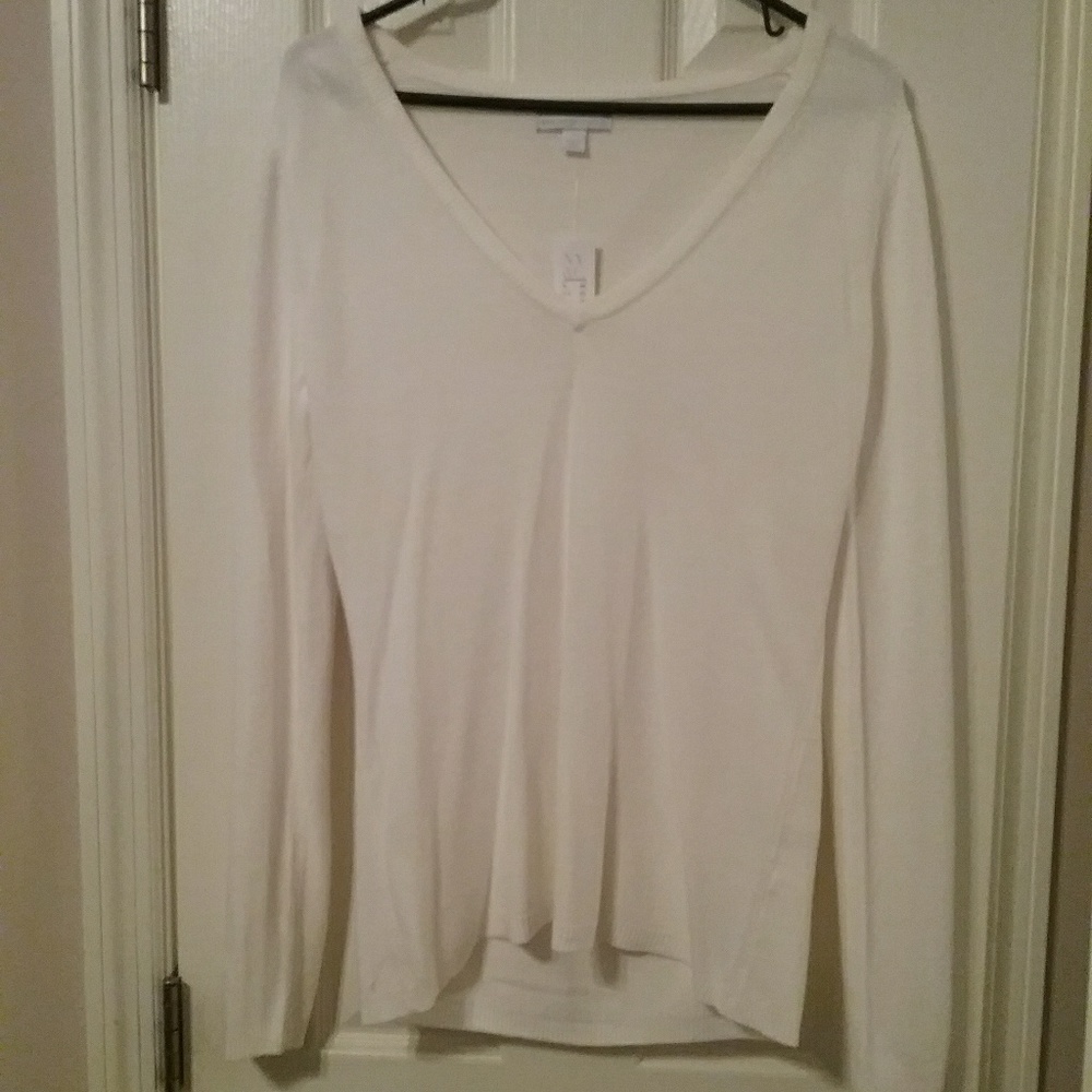 New with tags off white v -neck sweater